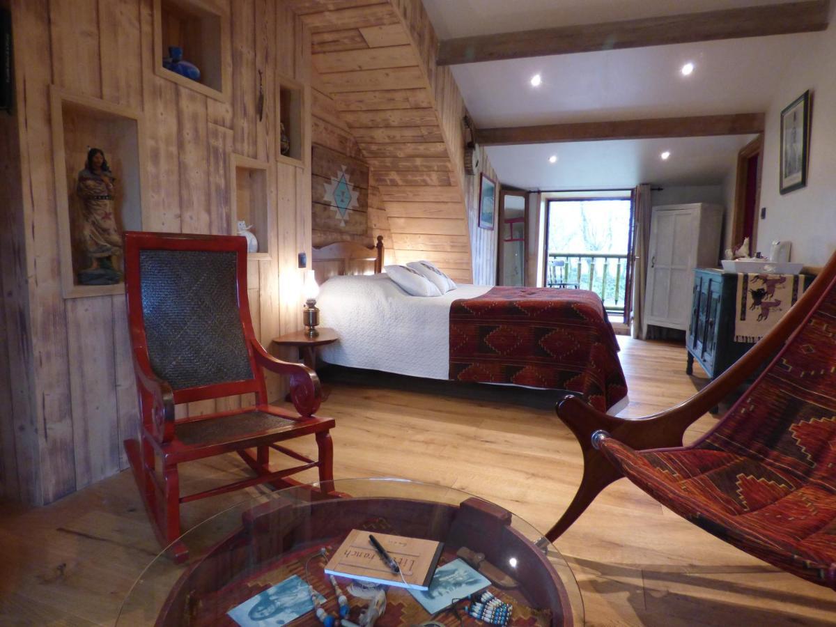Chambre D'Hote Atypique "West Little Ranch" Chambre Amerindienne Guiscriff Eksteriør billede
